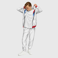 Костюм мужской BMW Motorsport: White Carbon, цвет: 3D-красный — фото 2