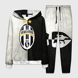 Костюм мужской FC Juventus W&B, цвет: 3D-белый