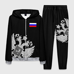 Костюм мужской Russia: Black Collection, цвет: 3D-меланж