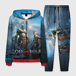 Костюм мужской God of War, цвет: 3D-красный