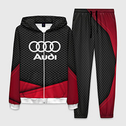 Костюм мужской Audi: Grey Carbon, цвет: 3D-белый