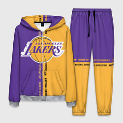 Костюм мужской NBA: LA Lakers, цвет: 3D-меланж