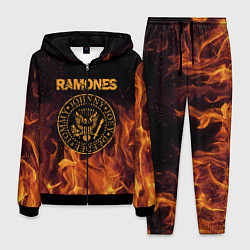 Костюм мужской Ramones: Hell Flame, цвет: 3D-черный