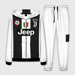 Костюм мужской FC Juventus 18-19, цвет: 3D-черный