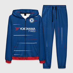 Костюм мужской FC Chelsea Home 18-19, цвет: 3D-красный