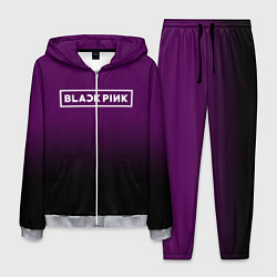 Костюм мужской Black Pink: Violet Gradient цвета 3D-меланж — фото 1