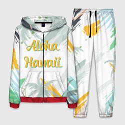 Костюм мужской Aloha Hawaii, цвет: 3D-красный