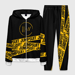Костюм мужской Twenty One Pilots: Jumpsuit, цвет: 3D-белый