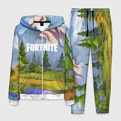 Костюм мужской Fortnite: Forest View, цвет: 3D-белый