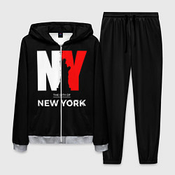 Костюм мужской New York City, цвет: 3D-меланж