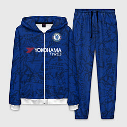 Костюм мужской Chelsea home 19-20, цвет: 3D-белый