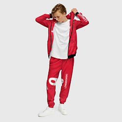 Костюм мужской FC Bayern: Lewandowski Home 19-20, цвет: 3D-черный — фото 2