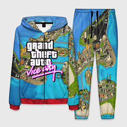 Костюм мужской GRAND THEFT AUTO:VICE CITY, цвет: 3D-красный