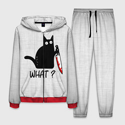 Костюм мужской What cat, цвет: 3D-красный
