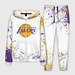 Костюм мужской LA LAKERS, цвет: 3D-белый