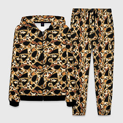 Мужской костюм Versace Леопардовая текстура