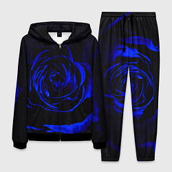 Костюм мужской Синяя роза, цвет: 3D-черный