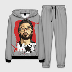 Костюм мужской Портрет Мота, цвет: 3D-черный