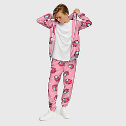 Костюм мужской Among Us - Розовый цвет, цвет: 3D-меланж — фото 2