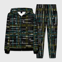 Мужской костюм Cyberpunk Tartan