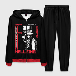 Костюм мужской Hellsing, цвет: 3D-красный