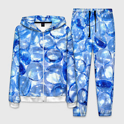 Костюм мужской Абстракция, цвет: 3D-белый