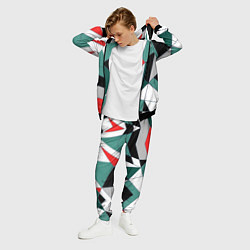 Костюм мужской Абстрактный геометрический, цвет: 3D-черный — фото 2