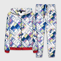 Мужской костюм Этнический узор пэчворк