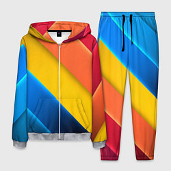 Костюм мужской Полутона и оттенки, цвет: 3D-меланж