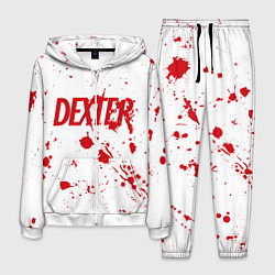 Костюм мужской Dexter logo Декстер брызги крови, цвет: 3D-белый