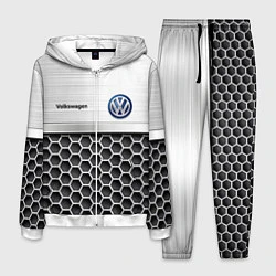 Костюм мужской Volkswagen Стальная решетка, цвет: 3D-белый