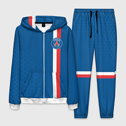 Костюм мужской PSG SPORT STRIPES UNIFORM, цвет: 3D-белый