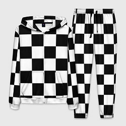 Мужской костюм Шахматная доска паттерн
