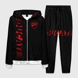 Мужской костюм DUCATI BLACK RED LINE
