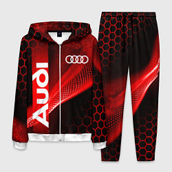 Мужской костюм AUDI АУДИ SPORT СПОРТ RED AND BLACK