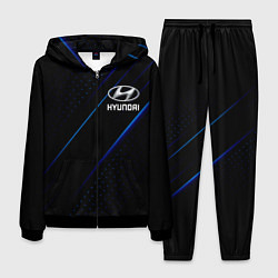 Костюм мужской Хендай Hyundai SPORT, цвет: 3D-черный