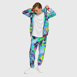 Костюм мужской ААА яркий узор, цвет: 3D-красный — фото 2