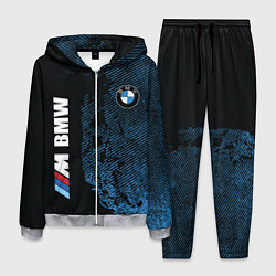 Мужской костюм BMW M Series Синий Гранж