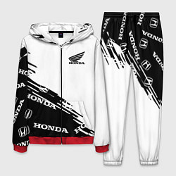 Костюм мужской Honda sport pattern, цвет: 3D-красный