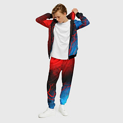 Костюм мужской РОССИЯ - ГЕРБ Россия Вперед Молнии, цвет: 3D-черный — фото 2