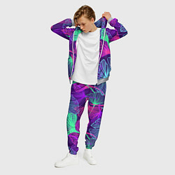 Костюм мужской Neon color pattern Fashion 2023, цвет: 3D-меланж — фото 2