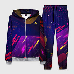 Мужской костюм Cyber neon pattern Vanguard