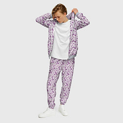 Костюм мужской Фиолетовая гжель, цвет: 3D-меланж — фото 2