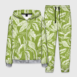 Костюм мужской Зелёные Тропики Лета, цвет: 3D-меланж