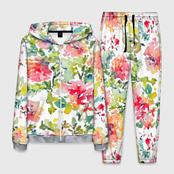 Мужской костюм Floral pattern Watercolour Summer