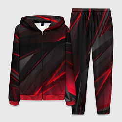 Мужской костюм Красно-черный фон