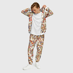 Костюм мужской Цветочный винтажный орнамент, цвет: 3D-белый — фото 2