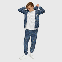Костюм мужской Джинсовка jeans, цвет: 3D-меланж — фото 2