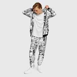 Костюм мужской Manga style - страницы, цвет: 3D-черный — фото 2