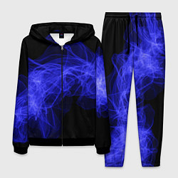 Мужской костюм Синяя звуковая волна